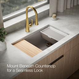 BillingsE 32-1/2'' undermount single-bowl workstation kitchen sink - image 8