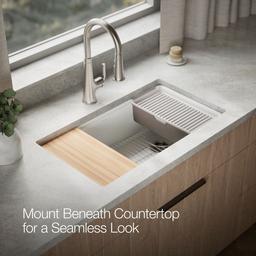 BillingsE 32-1/2'' undermount single-bowl workstation kitchen sink - image 8