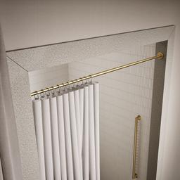 Elate Shower rod - Vibrant Brushed Moderne Brass - image 2