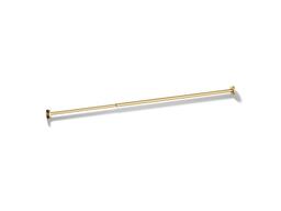 Elate Shower rod - Vibrant Brushed Moderne Brass - image 1