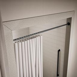 Elate Shower rod - Matte Black - image 2