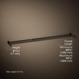 Elate Shower rod - Matte Black - image 3