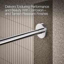 Elate Shower rod - Polished Stainless - image 4
