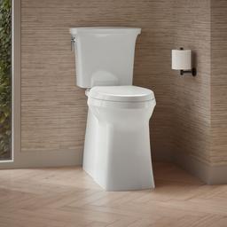 Corbelle Tall elongated toilet bowl with skirted trapway - image 4