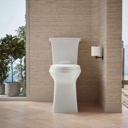 Corbelle Tall elongated toilet bowl with skirted trapway - image 2