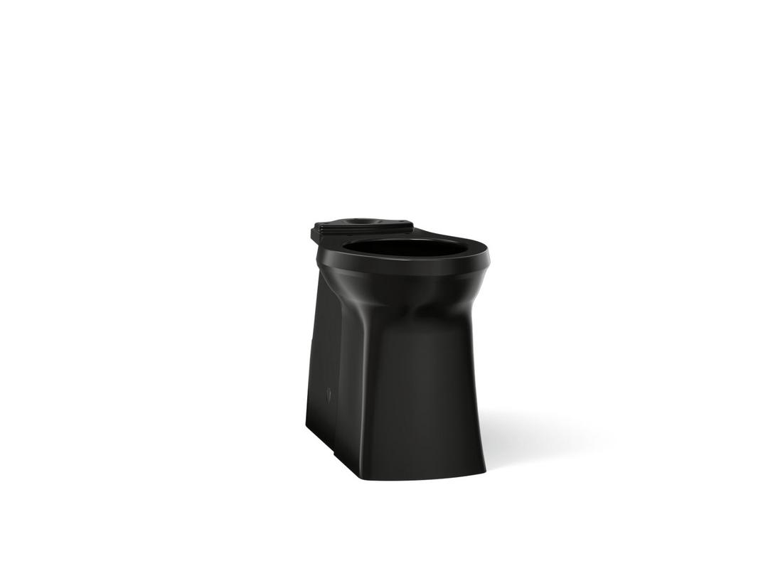 Corbelle Tall elongated toilet bowl with skirted trapway by Kohler