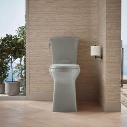Corbelle Tall elongated toilet bowl with skirted trapway - image 2