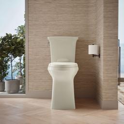 Corbelle Tall elongated toilet bowl with skirted trapway - image 2