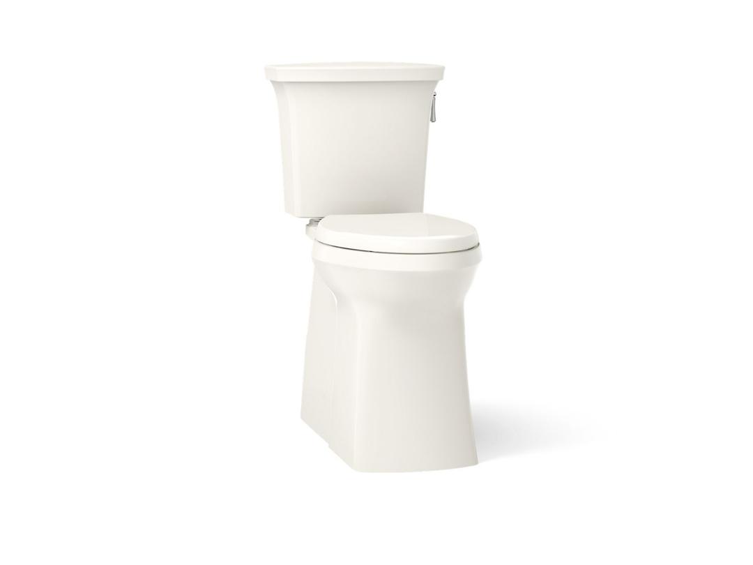 Corbelle Tall two-piece elongated toilet with skirted trapway, 1.28 gpf by Kohler