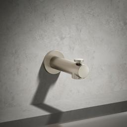 Elate Wall-mount bath spout with diverter - Vibrant Brushed Nickel - image 2