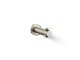 Elate Wall-mount bath spout with diverter - Vibrant Brushed Nickel - image 1