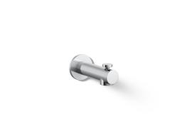 Elate Wall-mount bath spout with diverter - Polished Chrome - image 1