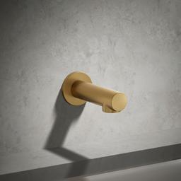 Elate Wall-mount bath spout - Vibrant Brushed Moderne Brass - image 2