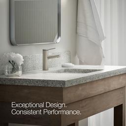 Elate Single-Handle Bathroom Sink Faucet 0.5 GPM - Vibrant Brushed Nickel - image 4