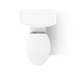 Archer Two-piece elongated toilet, 1.28 gpf - image 5