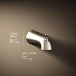 BuckleyE Wall-mount bath spout with diverter - image 6
