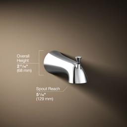 BuckleyE Wall-mount bath spout with diverter - image 6