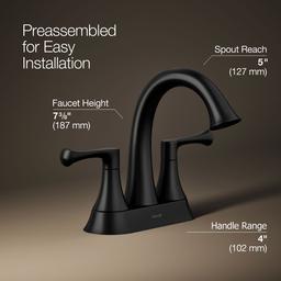 BuckleyE Centerset bathroom sink faucet, 1.2 gpm - image 3