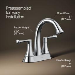 BuckleyE Centerset bathroom sink faucet, 1.2 gpm - image 3
