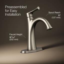 BuckleyE Single-handle bathroom sink faucet, 1.2 gpm - image 3