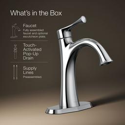 BuckleyE Single-handle bathroom sink faucet, 1.2 gpm - image 10