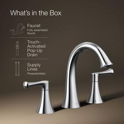 BuckleyE Widespread bathroom sink faucet, 1.2 gpm - image 10