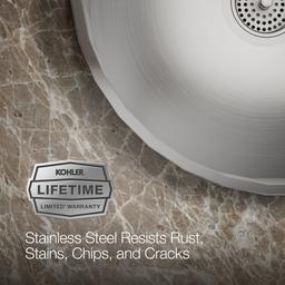 Brinx 18-3/4'' top-mount single-bowl bar sink - image 8