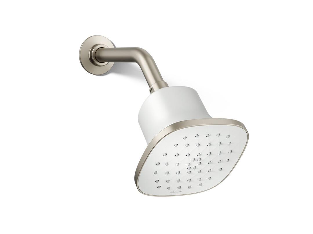 CinqE Square single-function filtered showerhead, 2.5 gpm by Kohler