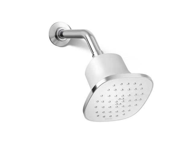 CinqE Square single-function filtered showerhead, 2.5 gpm