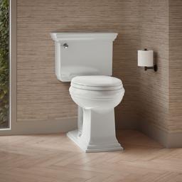 Kohler Memoirs Stately Continuousclean Two-piece Elongated Toilet, 1.28 Gpf - White - image 2