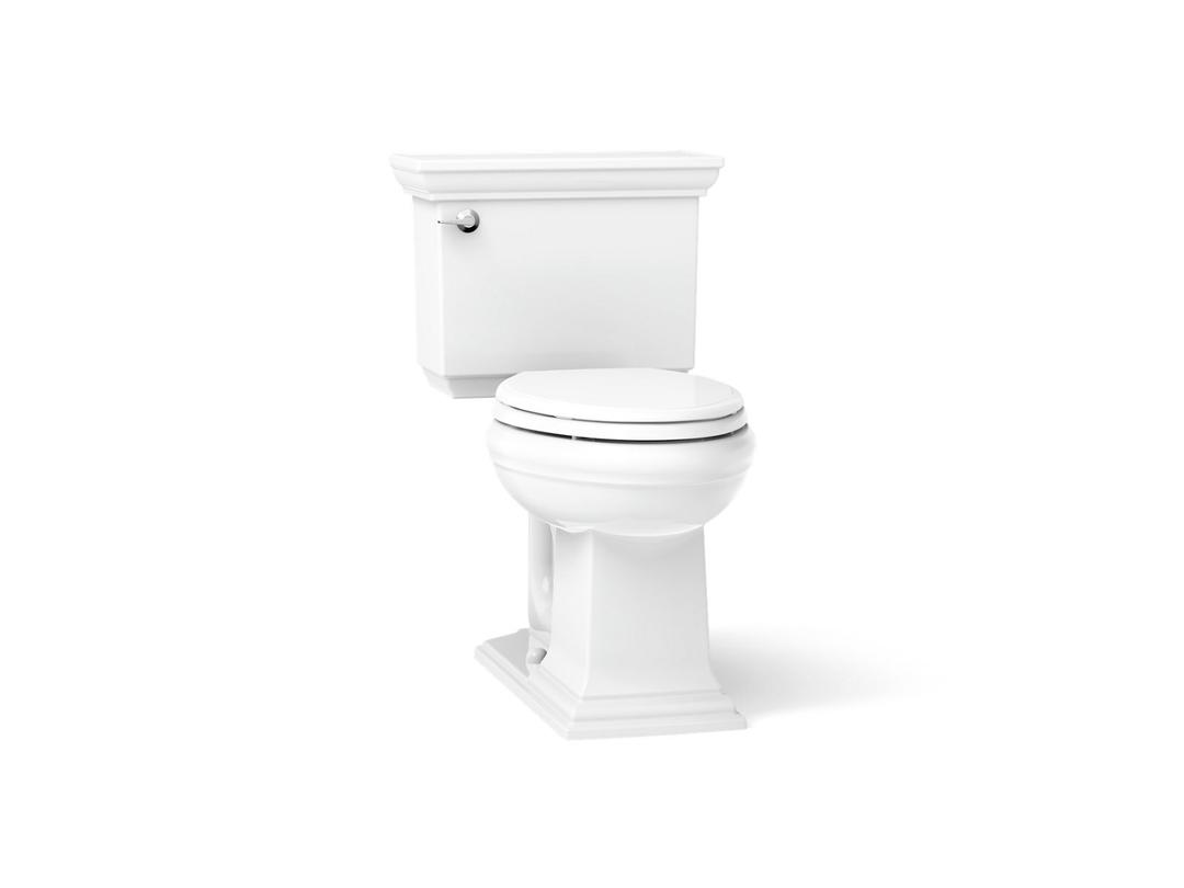 Kohler Memoirs Stately Continuousclean Two-piece Elongated Toilet, 1.28 Gpf - White by Kohler