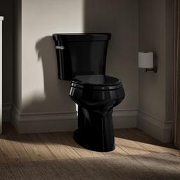 Highline Two-piece elongated toilet, 1.28 gpf - Black - image 2