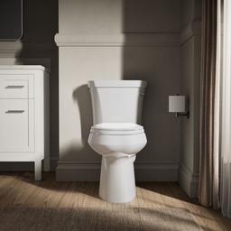 Highline Two-piece elongated toilet, 1.28 gpf - White - image 4