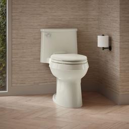 Adair One-piece elongated toilet, 1.28 gpf - image 2