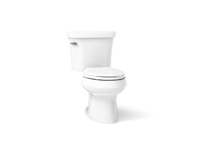 Wellworth Two-piece elongated toilet, 1.28 gpf - Black