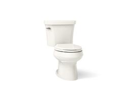 Kohler Wellworth Toilet | Two-Piece | Elongated | 1.28 GPF | Canister Flush Valve - Biscuit - image 1