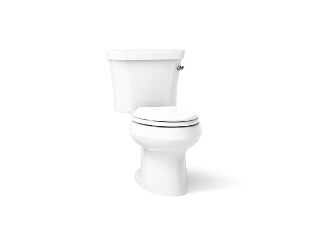 Wellworth Two-piece elongated toilet, 1.28 gpf - Biscuit