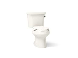 Kohler Wellworth Toilet | Two-Piece | Elongated | 1.28 GPF | Canister Flush Valve - Biscuit - image 1