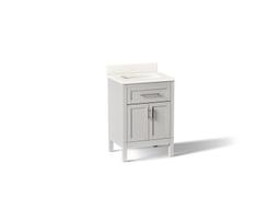 HadronE 24'' bathroom vanity cabinet with sink and quartz top - Atmos Grey - image 1