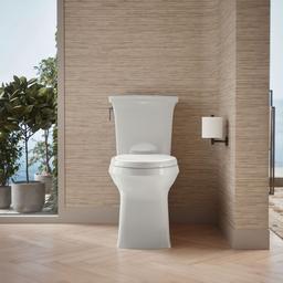 Corbelle Elongated toilet bowl with skirted trapway - image 3