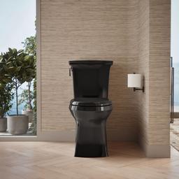 Corbelle Elongated toilet bowl with skirted trapway - image 3