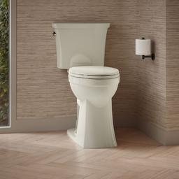 Kelston ContinuousClean tall two-piece elongated toilet, 1.28 gpf - image 2