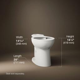 Elongated toilet bowl - image 3