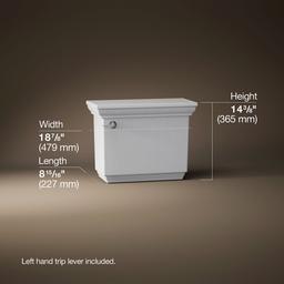 Kohler Memoirs Stately Toilet Tank, 1.6 Gpf - White - image 2