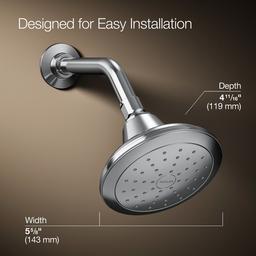 Kohler Pinstripe Single-function Showerhead, 1.75 Gpm - Polished Chrome - image 3
