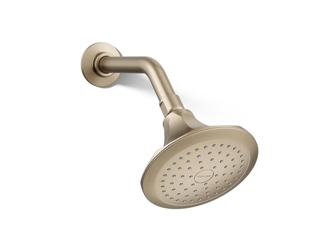 Kohler Memoirs Single-function Showerhead, 2.5 Gpm - Vibrant Brushed Bronze by Kohler