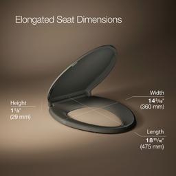 Cachet ReadyLatch Quiet-CloseE elongated toilet seat - image 3
