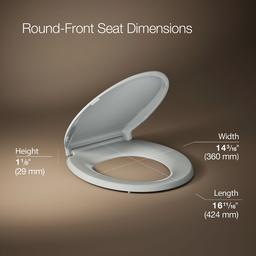 Cachet ReadyLatch Quiet-CloseE round-front toilet seat - image 3