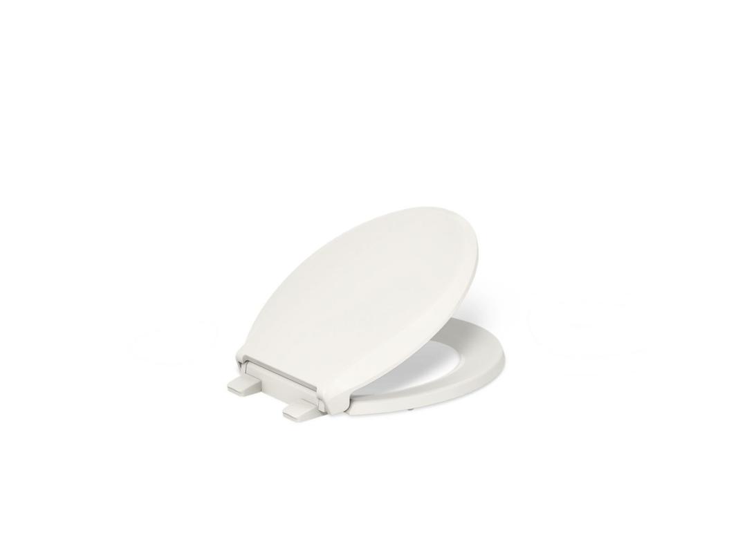 Cachet ReadyLatch Quiet-CloseE round-front toilet seat by Kohler