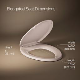 LustraE Quick-ReleaseE elongated toilet seat - image 3